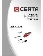 Certa CTSHEAR108A User Manual preview