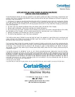 Preview for 19 page of CertainTeed BOLT 3 Operation Manual