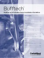 CertainTeed Bufftech Assembly & Installation Manuallines preview