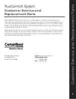 Preview for 25 page of CertainTeed TrueComfort Operator'S Manual