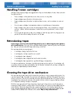 Preview for 20 page of Certance Travan 20GB User Manual