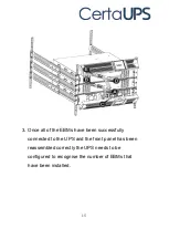 Preview for 17 page of CertaUPS C300R Installation Manual