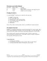 Preview for 4 page of Certified Cirus Control Systems SCMC Operation Manual