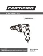 Предварительный просмотр 1 страницы Certified International 054-5847-8 Instruction Manual