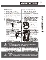 Preview for 6 page of CERTIFIED 060-0181-8 Instruction Manual