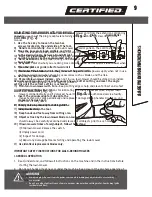 Preview for 10 page of CERTIFIED 060-0181-8 Instruction Manual