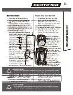 Preview for 32 page of CERTIFIED 060-0181-8 Instruction Manual