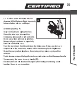 Preview for 25 page of CERTIFIED 060-0740-4 Safety And Operating Manual