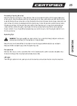 Preview for 24 page of CERTIFIED 060-1310-2 Instruction Manual