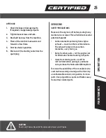 Preview for 25 page of CERTIFIED 060-3732-6 Instruction Manual