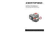 CERTIFIED 212cc Instruction Manual preview