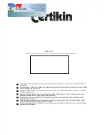 Предварительный просмотр 143 страницы Certikin HPP040 Instruction Manual