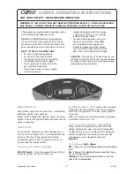 Preview for 4 page of Certikin MB35C Operating & Installation Manual