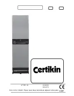 Certikin MBD 200 Operating, Installation And Servicing Instructions preview