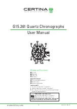 Certina G15.261 User Manual preview