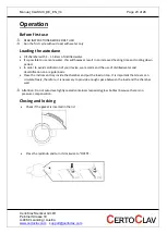 Предварительный просмотр 23 страницы CertoClav Classic User Manual