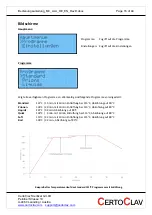 Preview for 16 page of CertoClav MultiControl User Manual