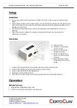 Preview for 32 page of CertoClav MultiControl User Manual