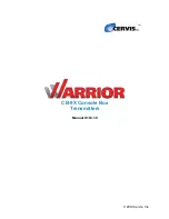 Предварительный просмотр 1 страницы Cervis Warrior CB-9X Manual