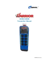 Cervis Warrior HHMS-9XW08 Manual preview