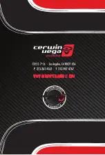 Preview for 12 page of Cerwin-Vega CUM-3 User Manual