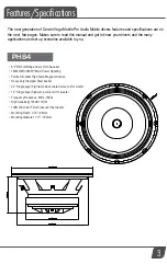 Предварительный просмотр 3 страницы Cerwin-Vega PH654 Owner'S Manual