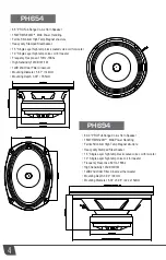 Предварительный просмотр 4 страницы Cerwin-Vega PH654 Owner'S Manual