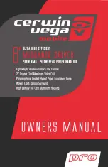 Preview for 1 page of Cerwin-Vega pro CVMP 6.5 Owner'S Manual