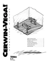 Cerwin-Vega SM-LW12 Operation Manual preview