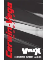 Cerwin-Vega VmaX Owner'S Manual preview