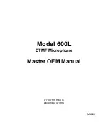 Preview for 1 page of CES 600L Manual