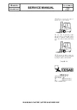 Предварительный просмотр 3 страницы CESAB BT BLITZ 312 Service Manual