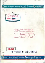 Предварительный просмотр 1 страницы Cessna 150 1968 Owner'S Manual