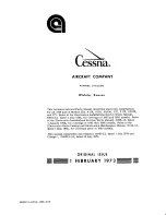 Preview for 3 page of Cessna 150 AEROBAT Manual