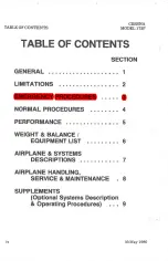 Preview for 6 page of Cessna 172 P Pilot'S Operating Handbook And Flight Manual