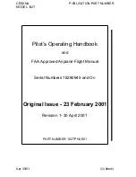 Preview for 3 page of Cessna 182T 2001 Pilot Operating Handbook