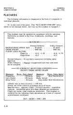 Preview for 22 page of Cessna 1978 Skyhawk 172N Operating Handbook