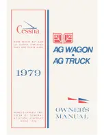 Preview for 1 page of Cessna 1979 AG Truck Owner'S Manual