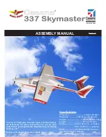 Предварительный просмотр 1 страницы Cessna 337 Skymaster Assembly Manual