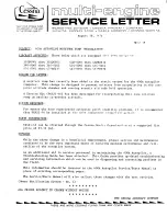 Preview for 1 page of Cessna Nav-O-Matic 400A Service Letter