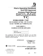 Preview for 385 page of Cessna skylance tc T182T Information Manual