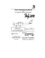 Cessna Skylane 182T Operating Handbook preview