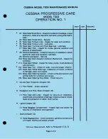 Preview for 2 page of Cessna T303 Maintenance Manual