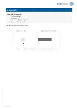 Preview for 10 page of CEStronics AccessOne TSG8 Assembly And Operating Manual