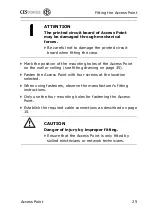 Предварительный просмотр 25 страницы CEStronics Omega active 247510F Fitting And Operating Instructions