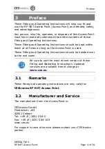 Preview for 4 page of CEStronics Omega Flex RF-NET Fitting And Operating Instructions