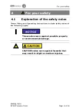 Preview for 6 page of CEStronics Omega Flex RF-NET Fitting And Operating Instructions