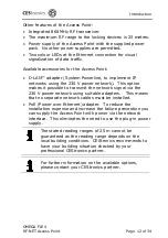 Preview for 12 page of CEStronics Omega Flex RF-NET Fitting And Operating Instructions