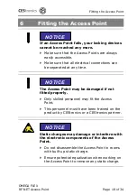 Preview for 19 page of CEStronics Omega Flex RF-NET Fitting And Operating Instructions