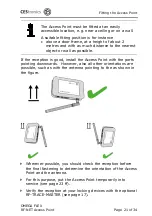 Preview for 21 page of CEStronics Omega Flex RF-NET Fitting And Operating Instructions